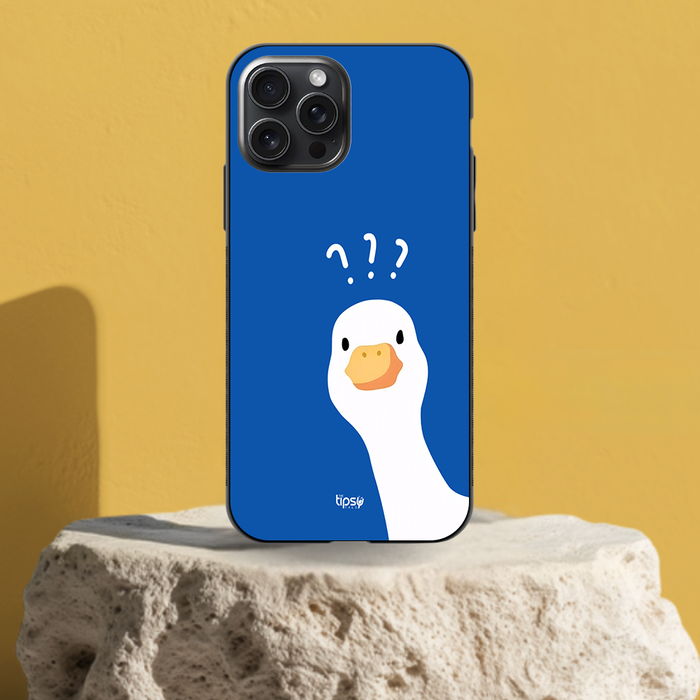 " DUCK MINIMAL DOODLING" -Mobile Covers Shock Resistant, Slim & Stylish Cases