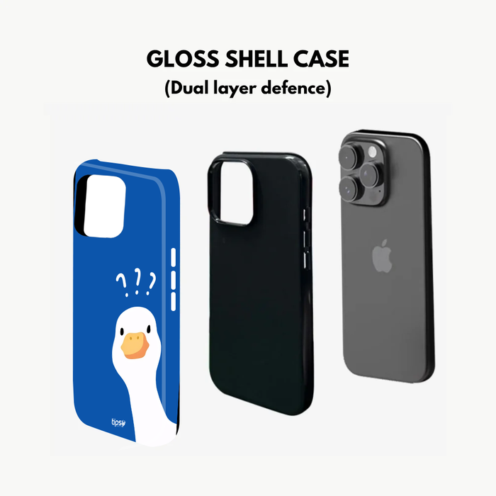 " DUCK MINIMAL DOODLING" -Mobile Covers Shock Resistant, Slim & Stylish Cases