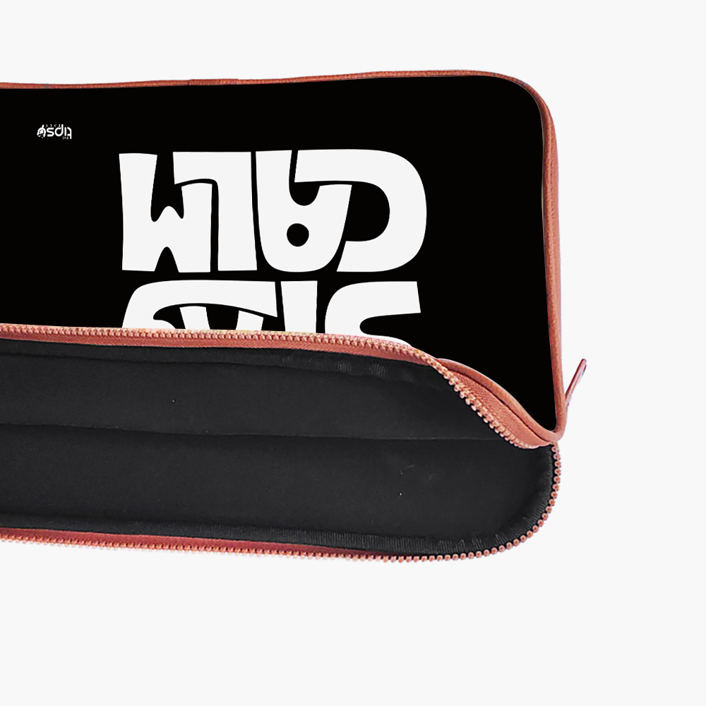 "STAY CALM" Laptop Sleeves:Bold Modern Design for Every Size