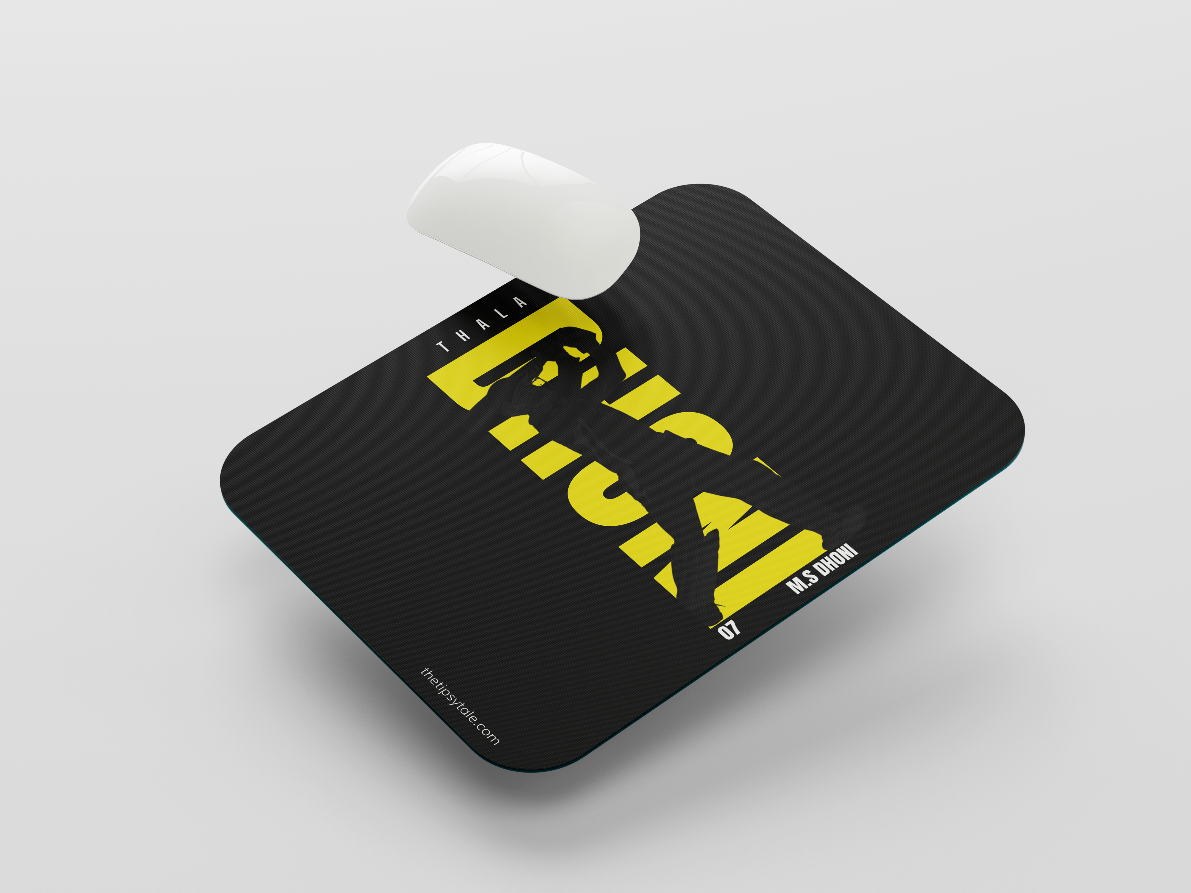 "MS DHONI ~ CHENNAI SUPER KINGS #7 " Mousepad Enhance Your Workspace with Style