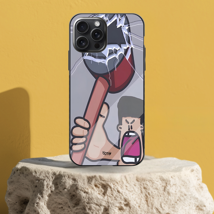"BREAK THE GLASS" -Mobile Covers Shock Resistant, Slim & Stylish Cases