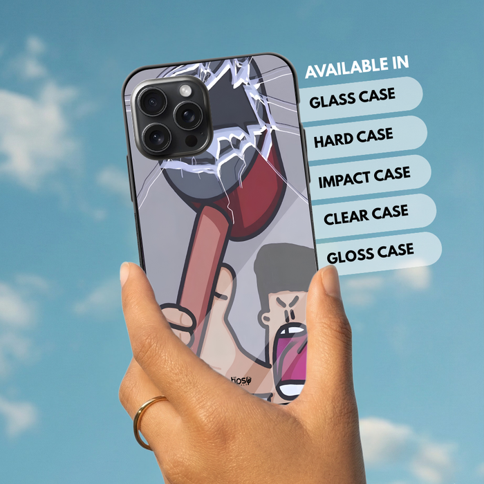 "BREAK THE GLASS" -Mobile Covers Shock Resistant, Slim & Stylish Cases