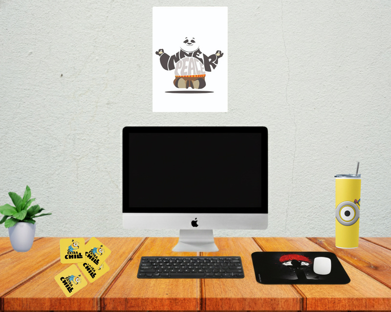 A Gift That Matches Their Energy -Animation Vibe- Metal Poster + Tumbler + Mousepad + Coaster (COMBO)