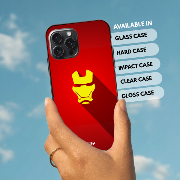 "IRON MAN - RDJ" -Mobile Covers Shock Resistant, Slim & Stylish Cases