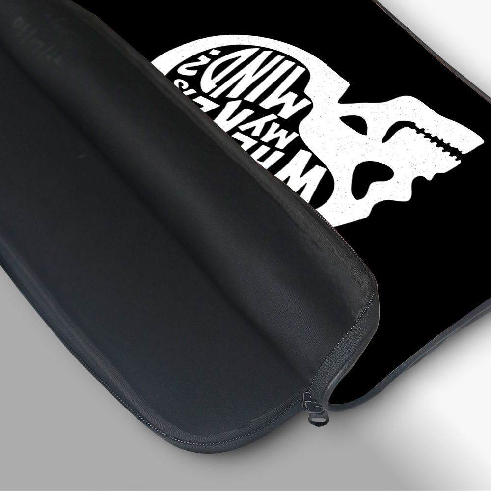 "WHERE IS MY MIND" Laptop Sleeves:Bold Modern Design for Every Size