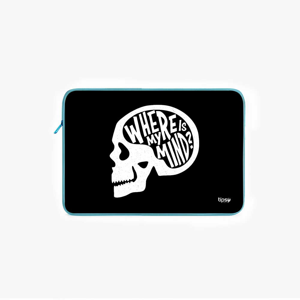 "WHERE IS MY MIND" Laptop Sleeves:Bold Modern Design for Every Size