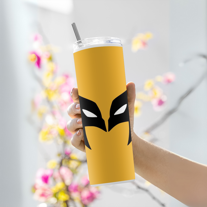 "WOLVERINE" Tumbler with Metal Straw