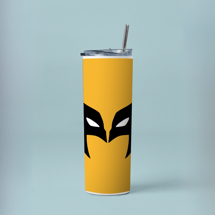 "WOLVERINE" Tumbler with Metal Straw
