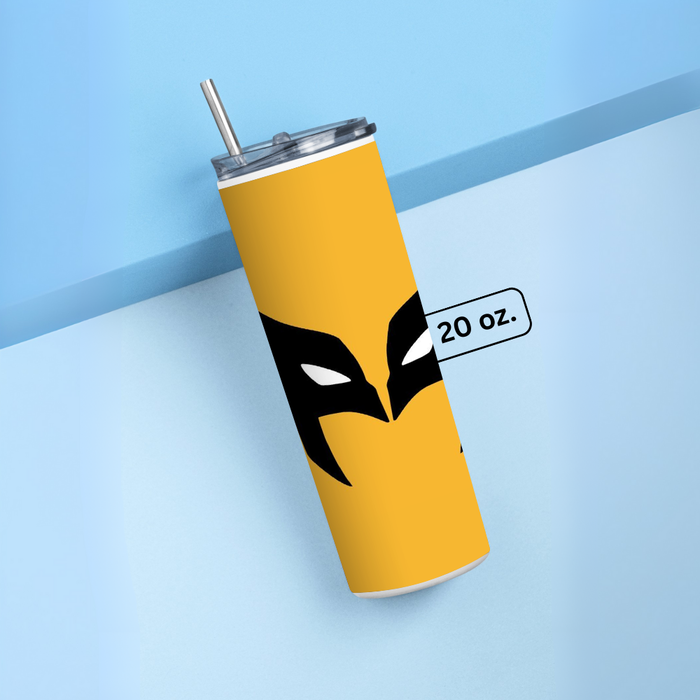 "WOLVERINE" Tumbler with Metal Straw