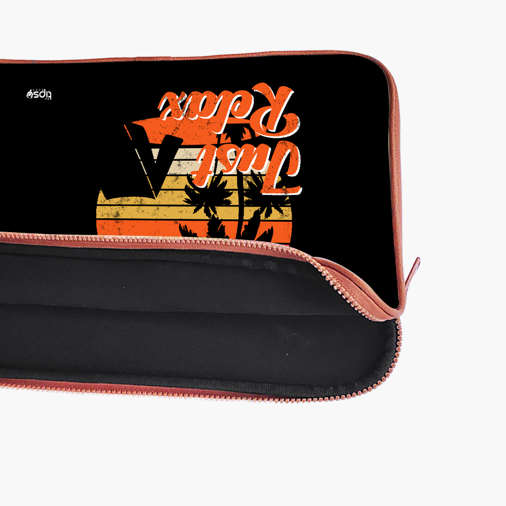 "JUST RELAX" Laptop Sleeves:Bold Modern Design for Every Size