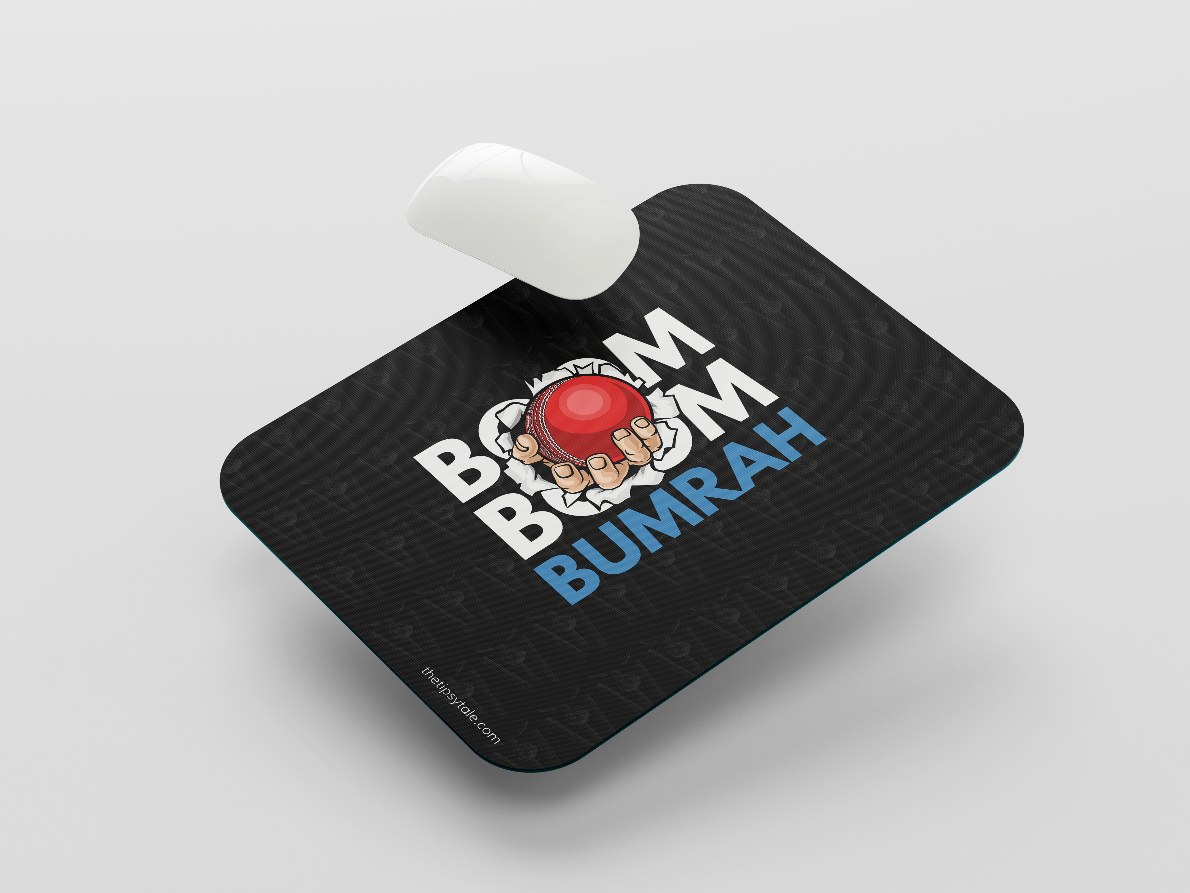 "BOOM BOOM BUMRAH" Mousepad Enhance Your Workspace with Style