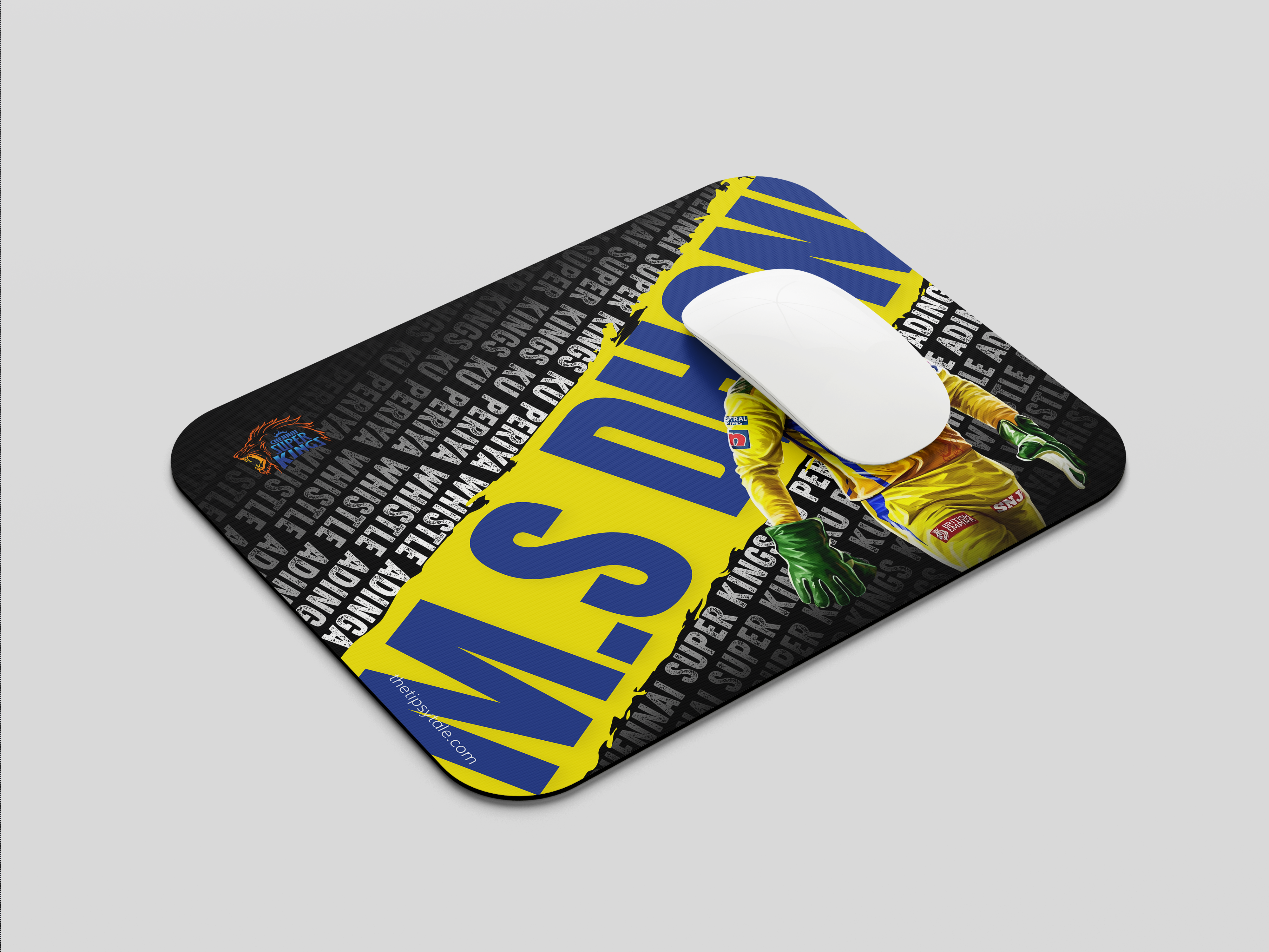 "CSK'S DHONI" Mousepad Enhance Your Workspace with Style