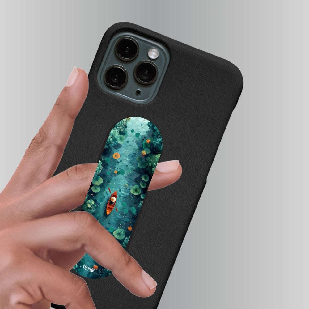 "Boat Art" Phone Grip Slider Anti-Slip Stand and Holder