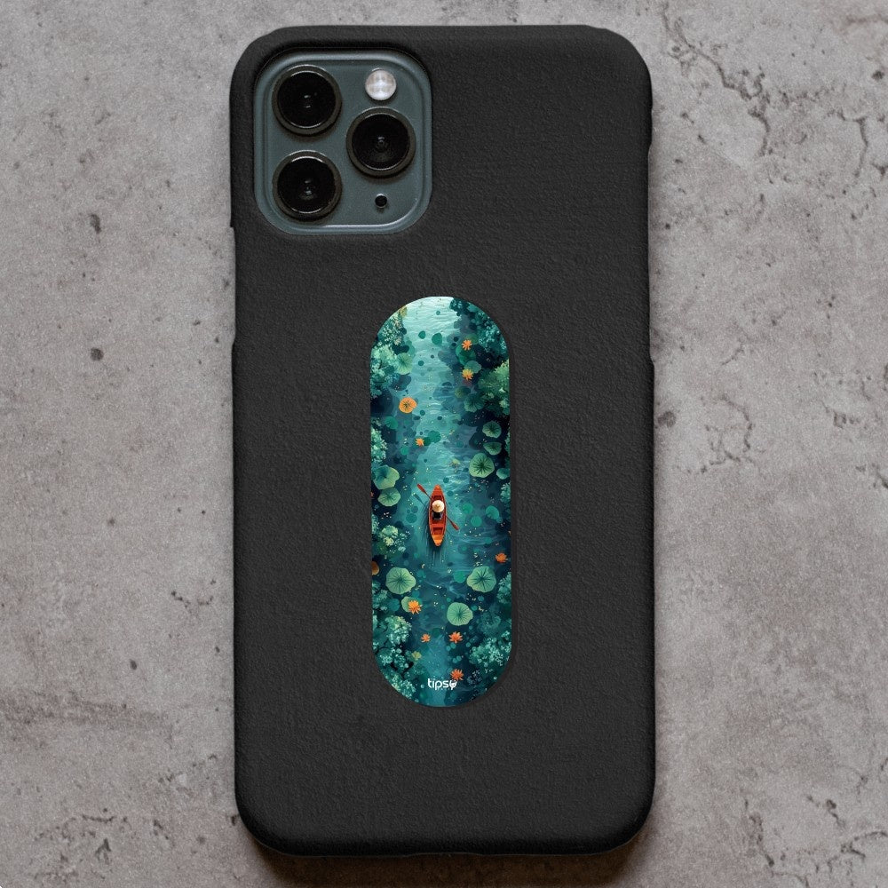 "Boat Art" Phone Grip Slider Anti-Slip Stand and Holder