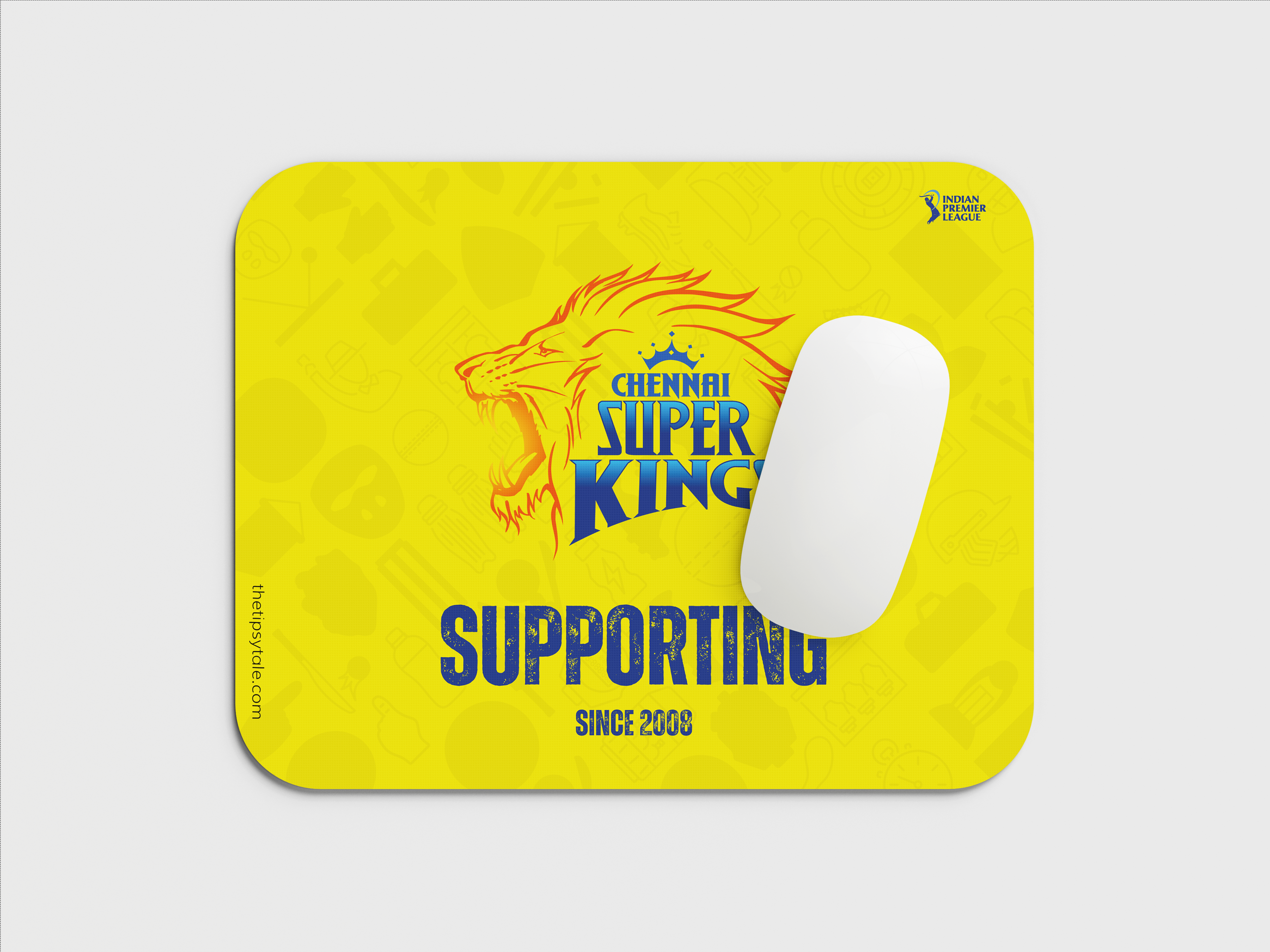 "CSK FANBASE" Mousepad Enhance Your Workspace with Style