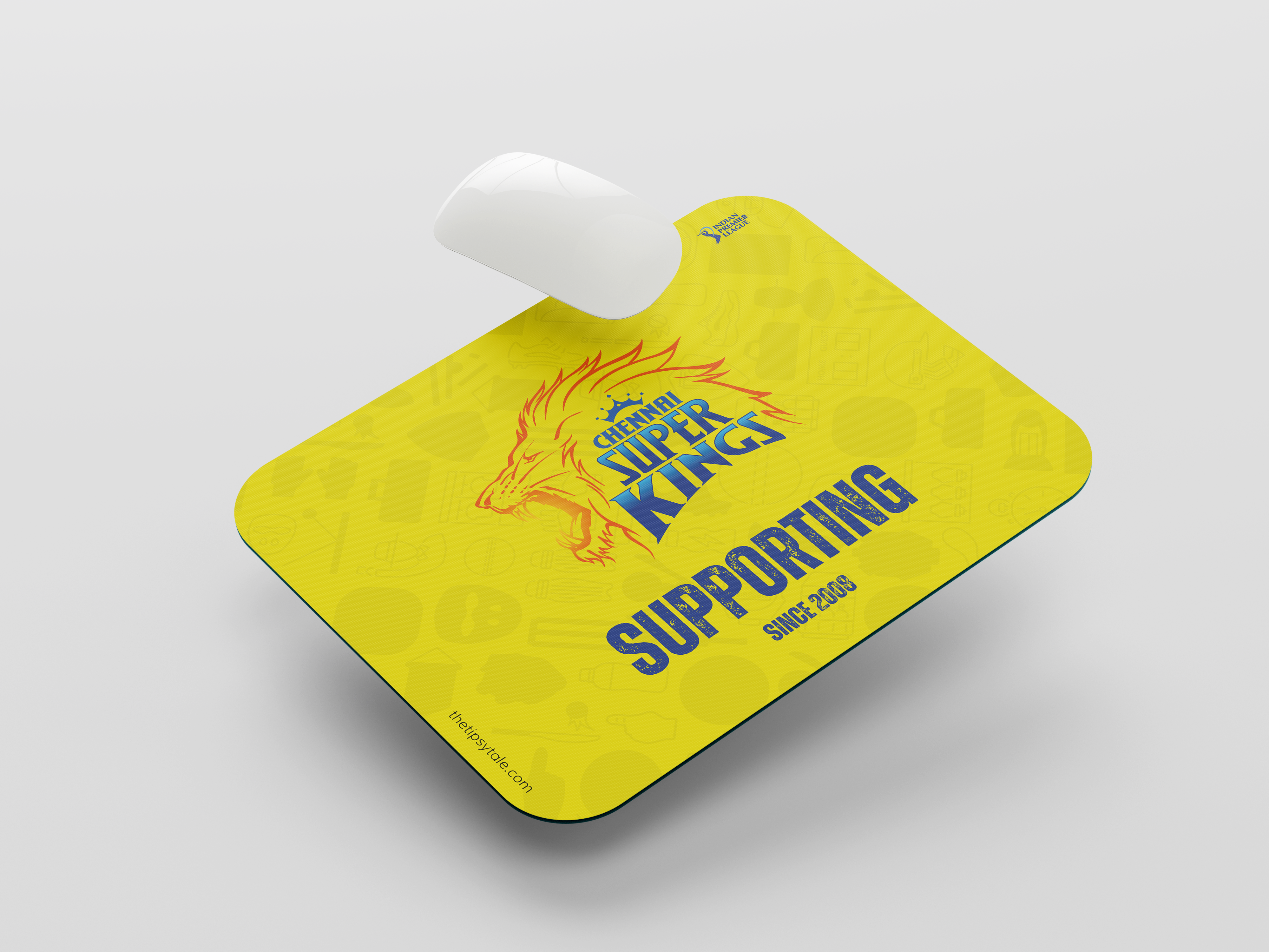 "CSK FANBASE" Mousepad Enhance Your Workspace with Style