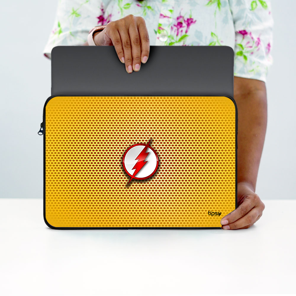 "FLASH DC" Laptop Sleeves:Bold Modern Design for Every Size