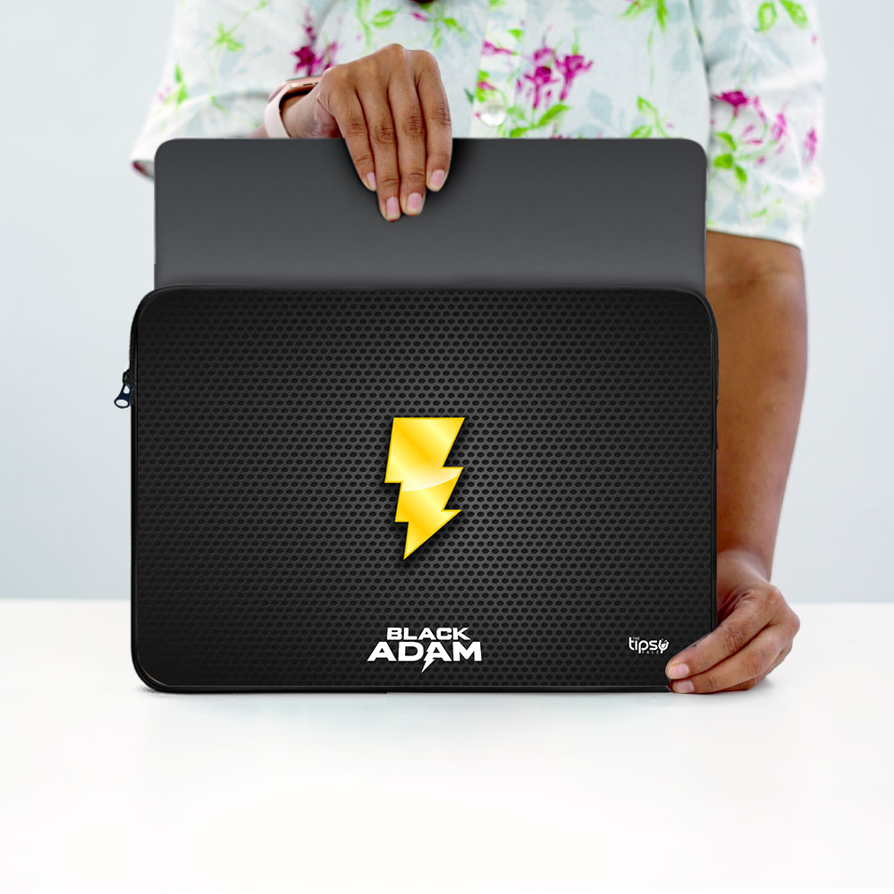 "BLACK ADAM DC" Laptop Sleeves:Bold Modern Design for Every Size