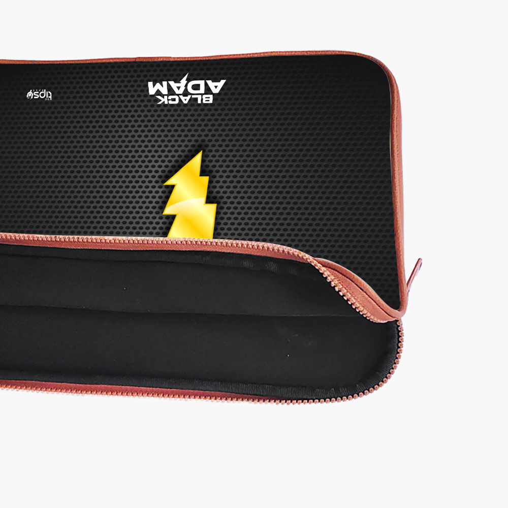 "BLACK ADAM DC" Laptop Sleeves:Bold Modern Design for Every Size