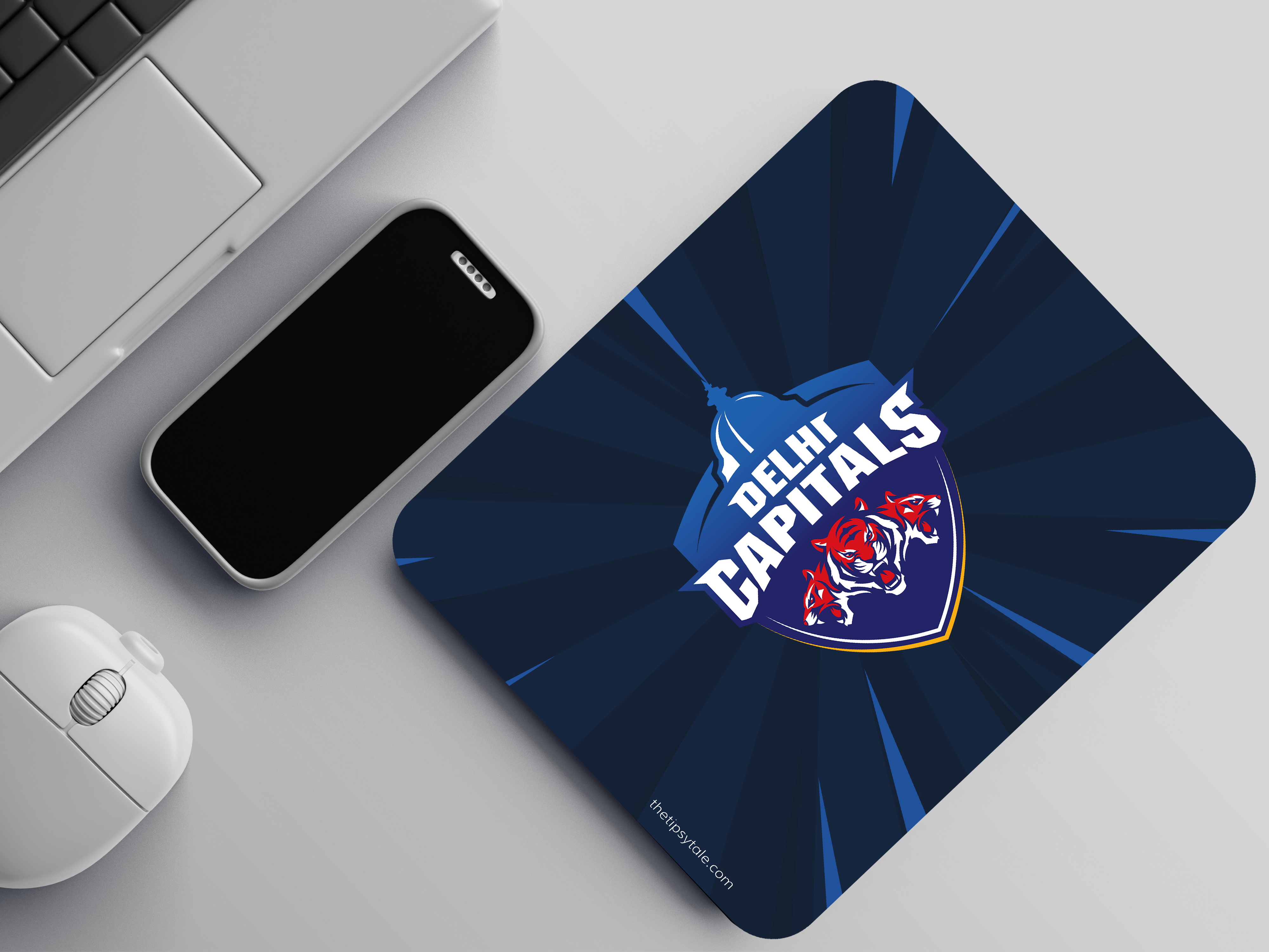 "DELHI CAPITALS #DC " Mousepad Enhance Your Workspace with Style