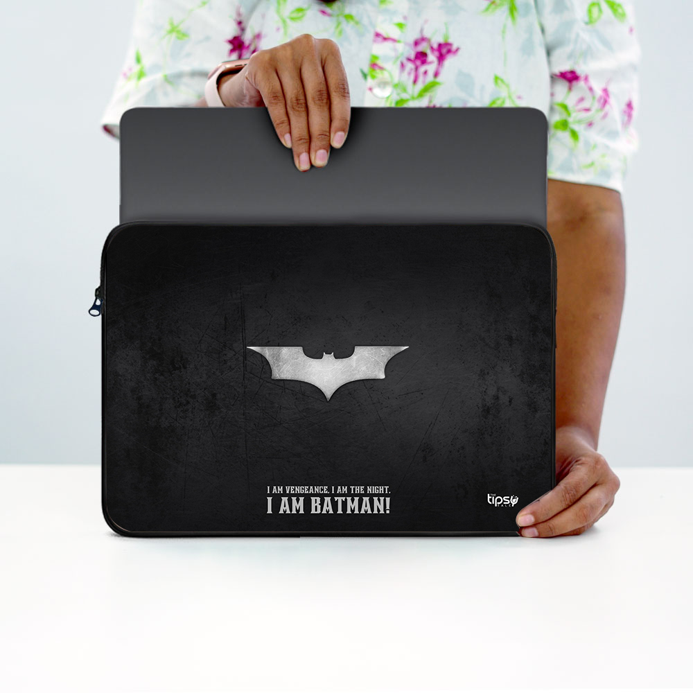 "I AM VENGEANCE" Laptop Sleeves:Bold Modern Design for Every Size