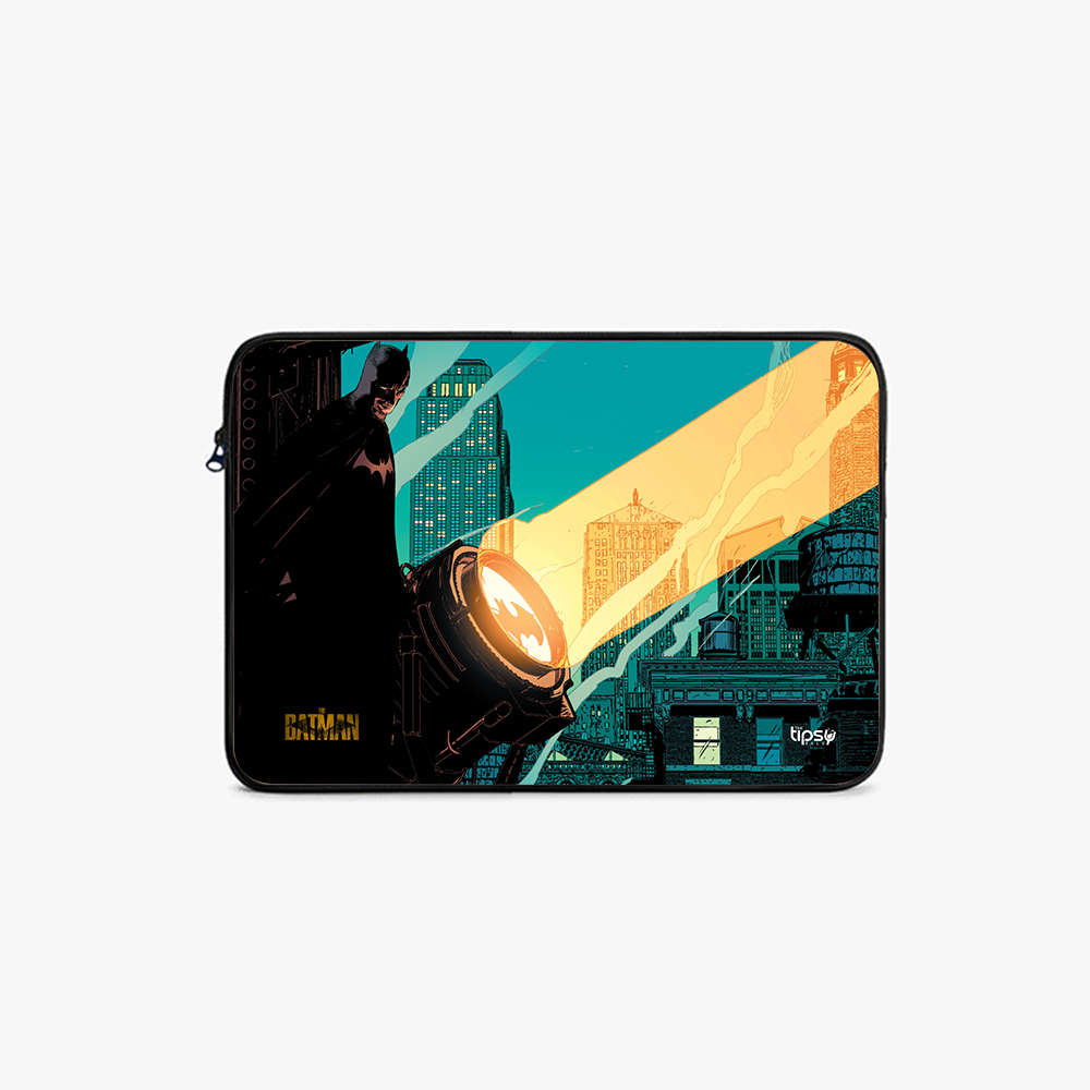 "BAT SIGINAL" Laptop Sleeves:Bold Modern Design for Every Size