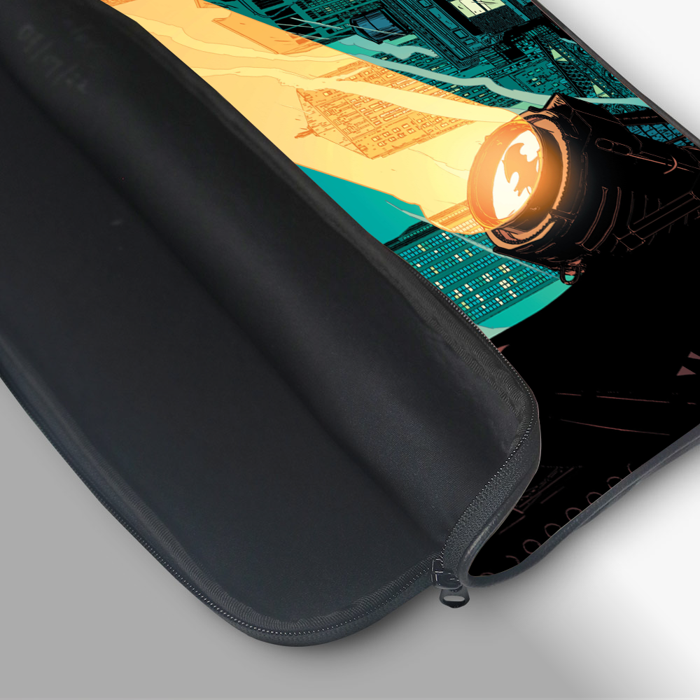 "BAT SIGINAL" Laptop Sleeves:Bold Modern Design for Every Size