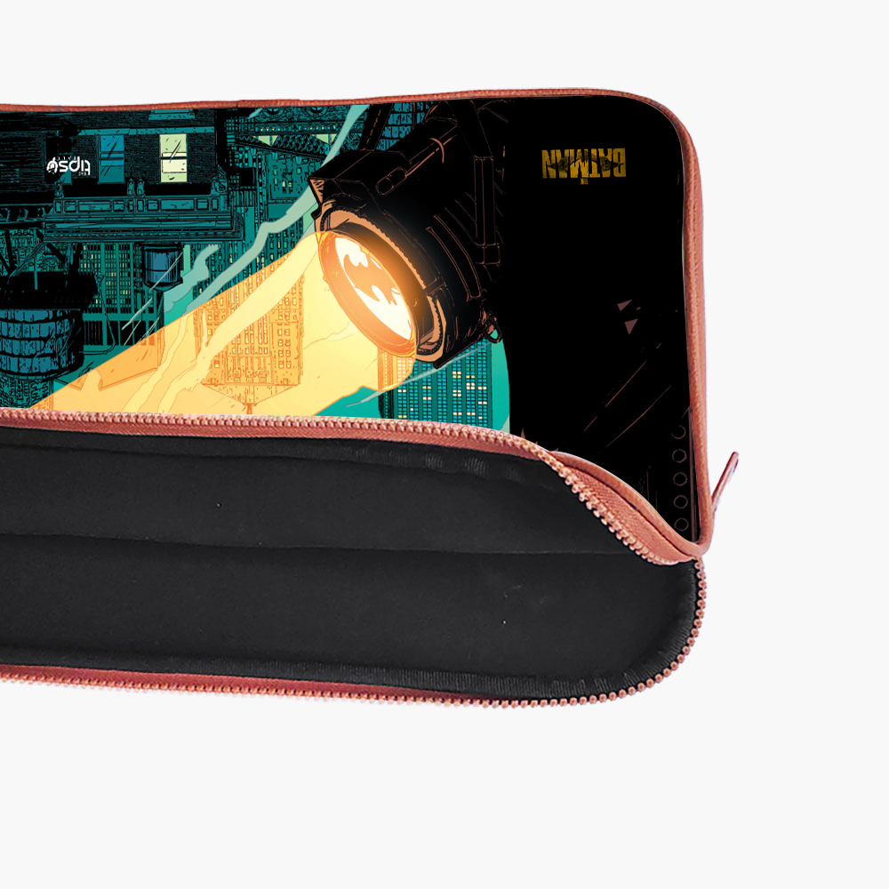 "BAT SIGINAL" Laptop Sleeves:Bold Modern Design for Every Size