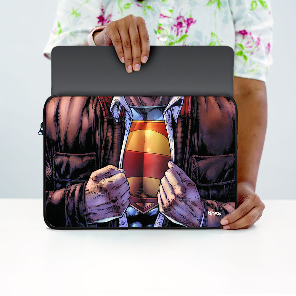 "THE SUPERMAN" Laptop Sleeves:Bold Modern Design for Every Size