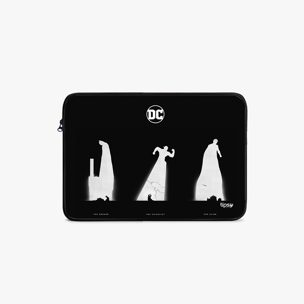 "DC HEROES- Superman, Batman & Flash" Laptop Sleeves:Bold Modern Design for Every Size