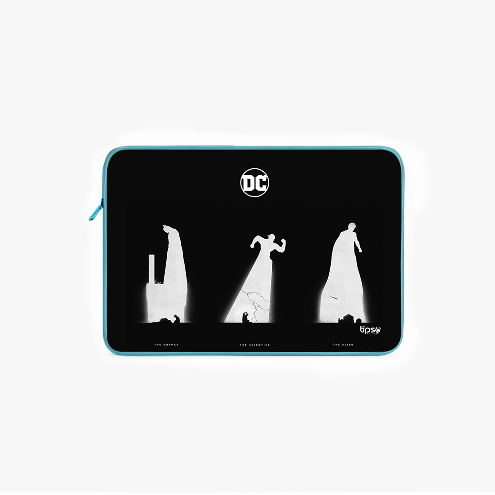 "DC HEROES- Superman, Batman & Flash" Laptop Sleeves:Bold Modern Design for Every Size