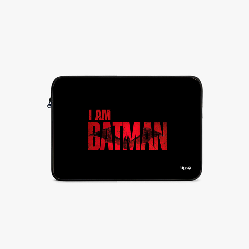 "I AM BATMAN" Laptop Sleeves:Bold Modern Design for Every Size