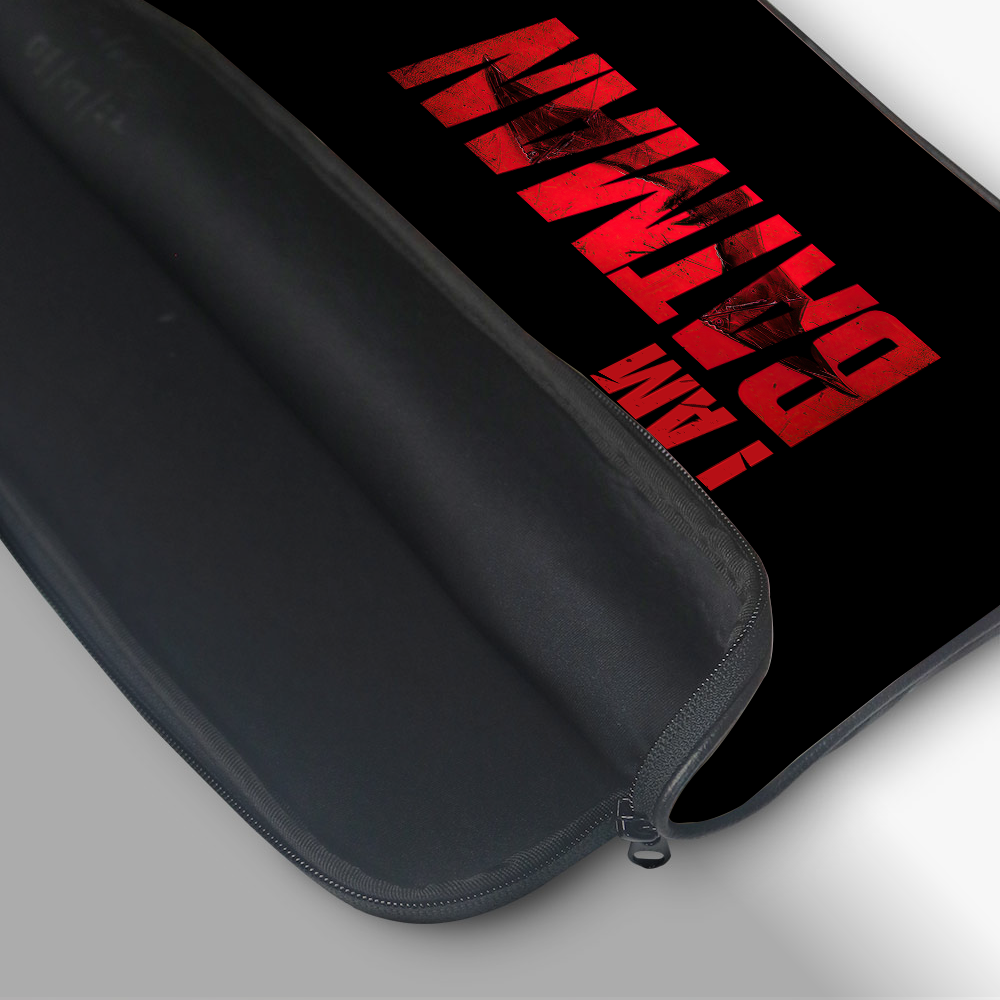 "I AM BATMAN" Laptop Sleeves:Bold Modern Design for Every Size