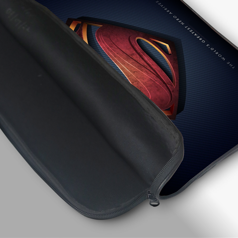 "WORLD'S GREATEST HERO - SUPERMAN" Laptop Sleeves:Bold Modern Design for Every Size