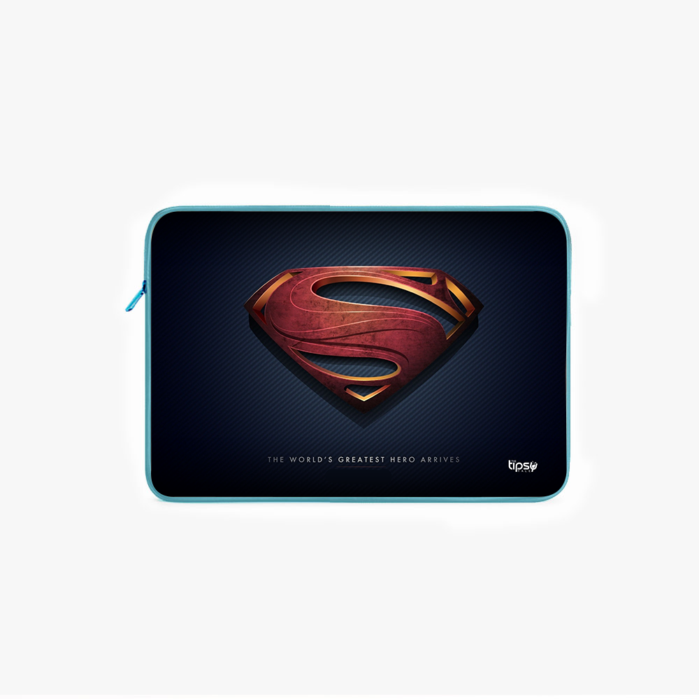"WORLD'S GREATEST HERO - SUPERMAN" Laptop Sleeves:Bold Modern Design for Every Size