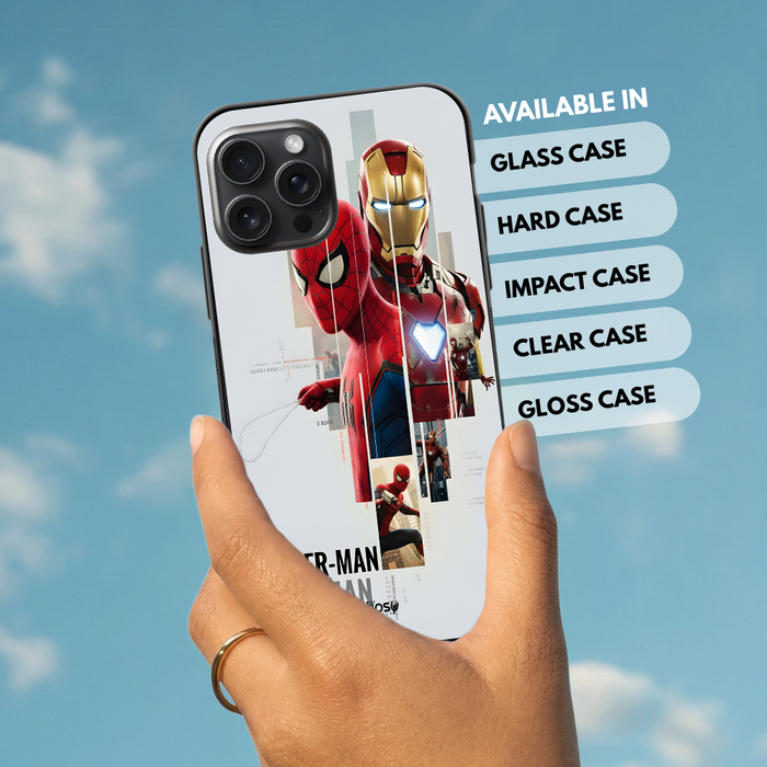 SPIDER MAN & IRON MAN -Mobile Covers Shock Resistant, Slim & Stylish Cases