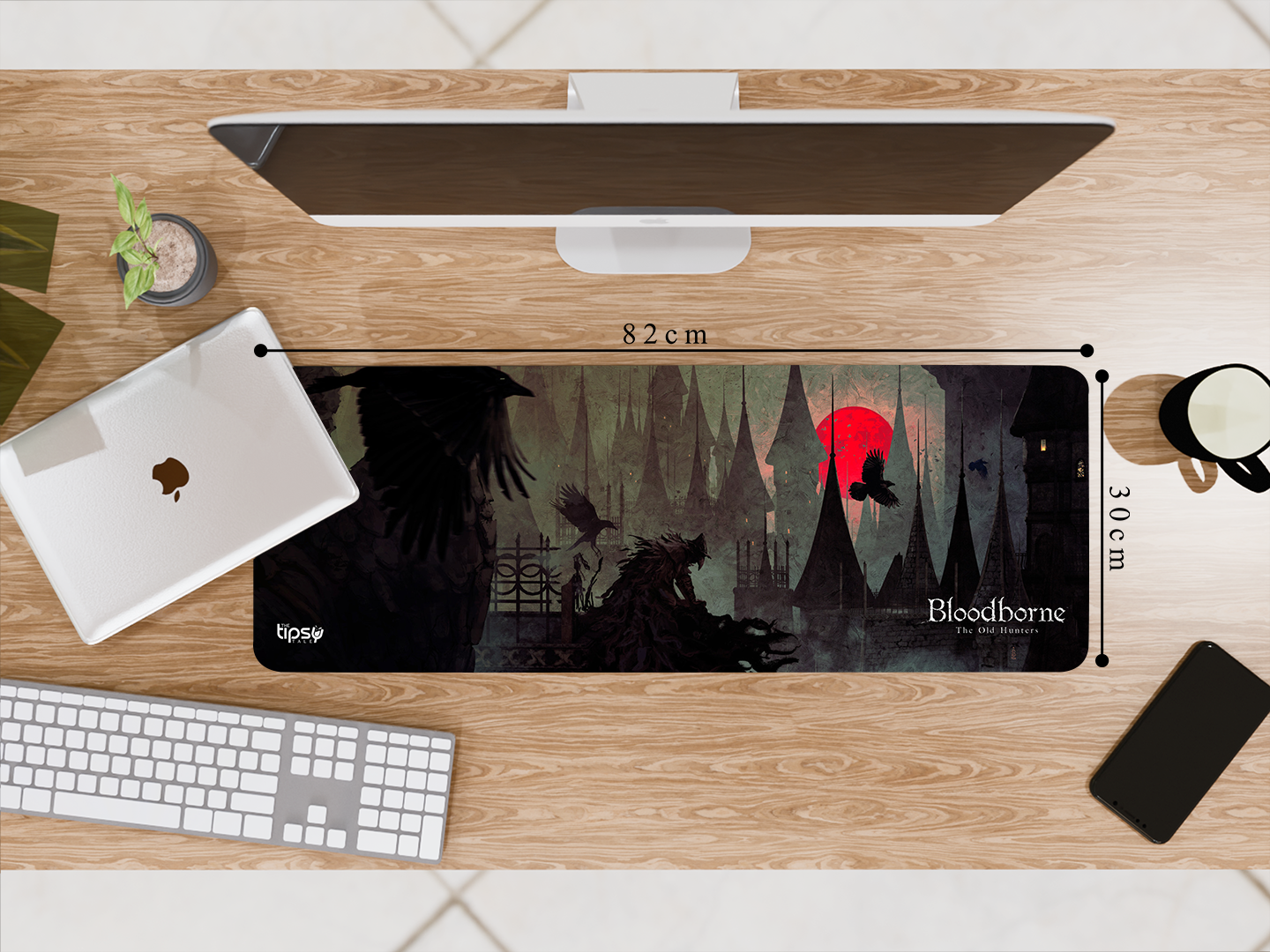"BLOODBORNE THE OLD HUNTERS GAMING" Gaming Mousepad- Elevate Your Gaming Experience