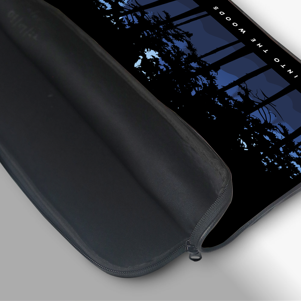 "IN TO THE WOODS" Laptop Sleeves:Bold Modern Design for Every Size
