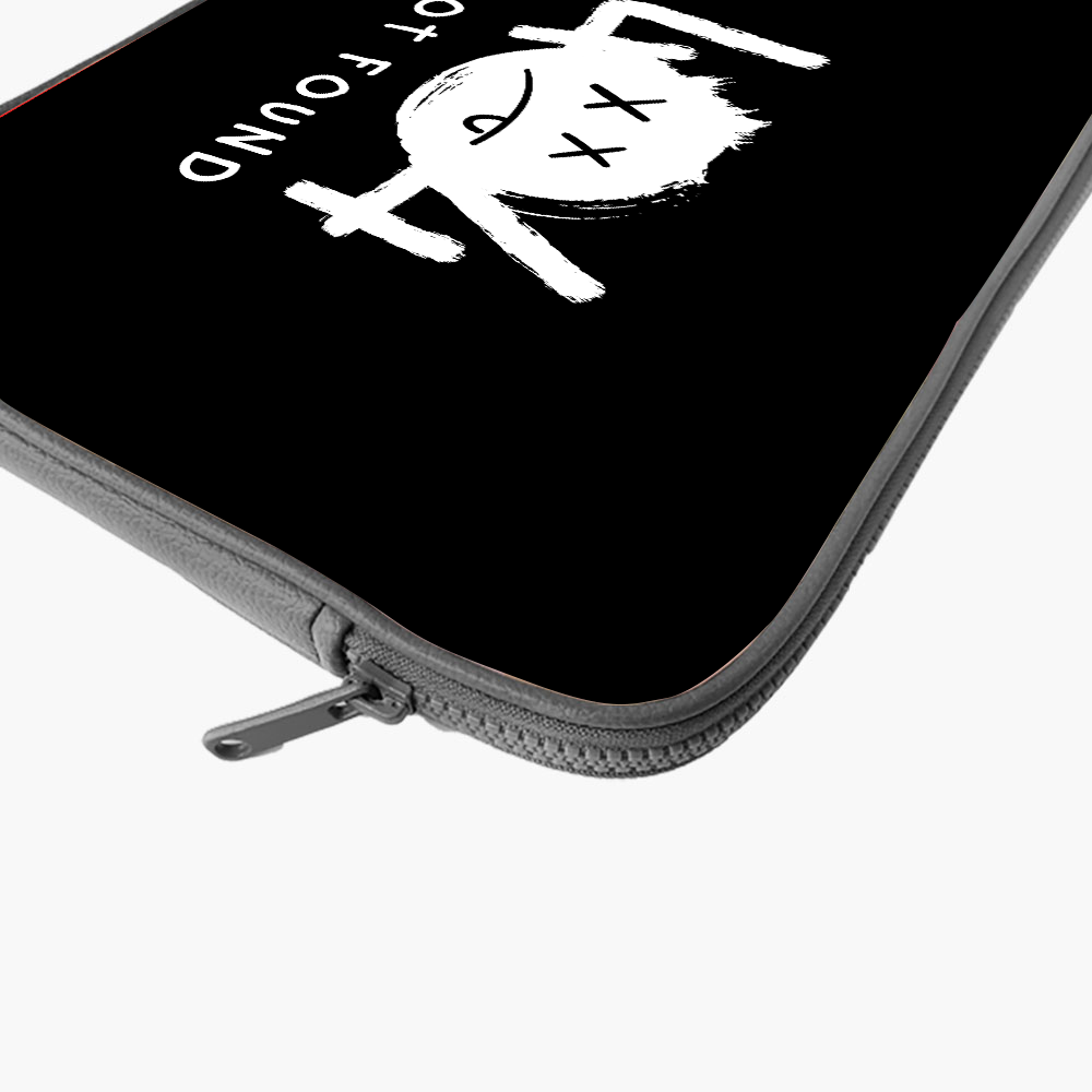 "404 NOT FOUND" Laptop Sleeves:Bold Modern Design for Every Size