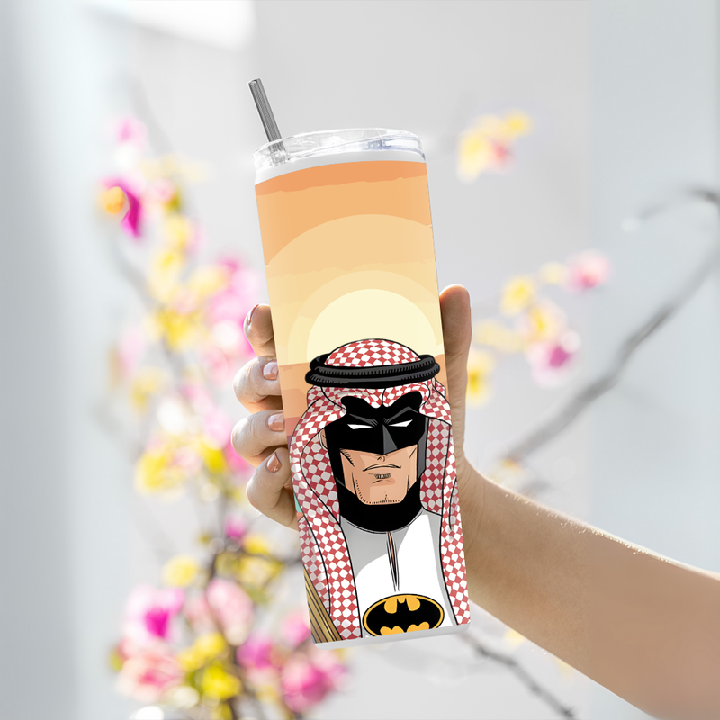 "BATMAN - RAMADAN EDITION" Tumbler with Metal Straw