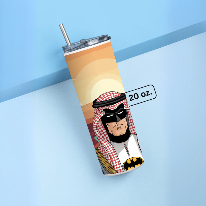"BATMAN - RAMADAN EDITION" Tumbler with Metal Straw
