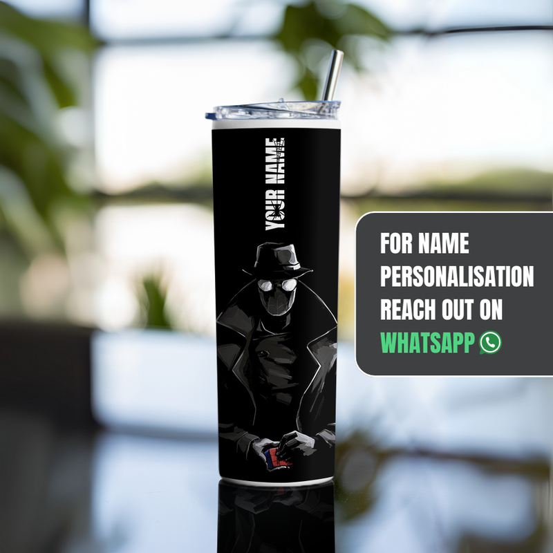 "SPIDERMAN NOIR - SERIES" Tumbler with Metal Straw