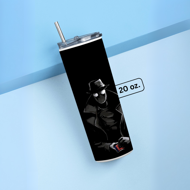 "SPIDERMAN NOIR - SERIES" Tumbler with Metal Straw