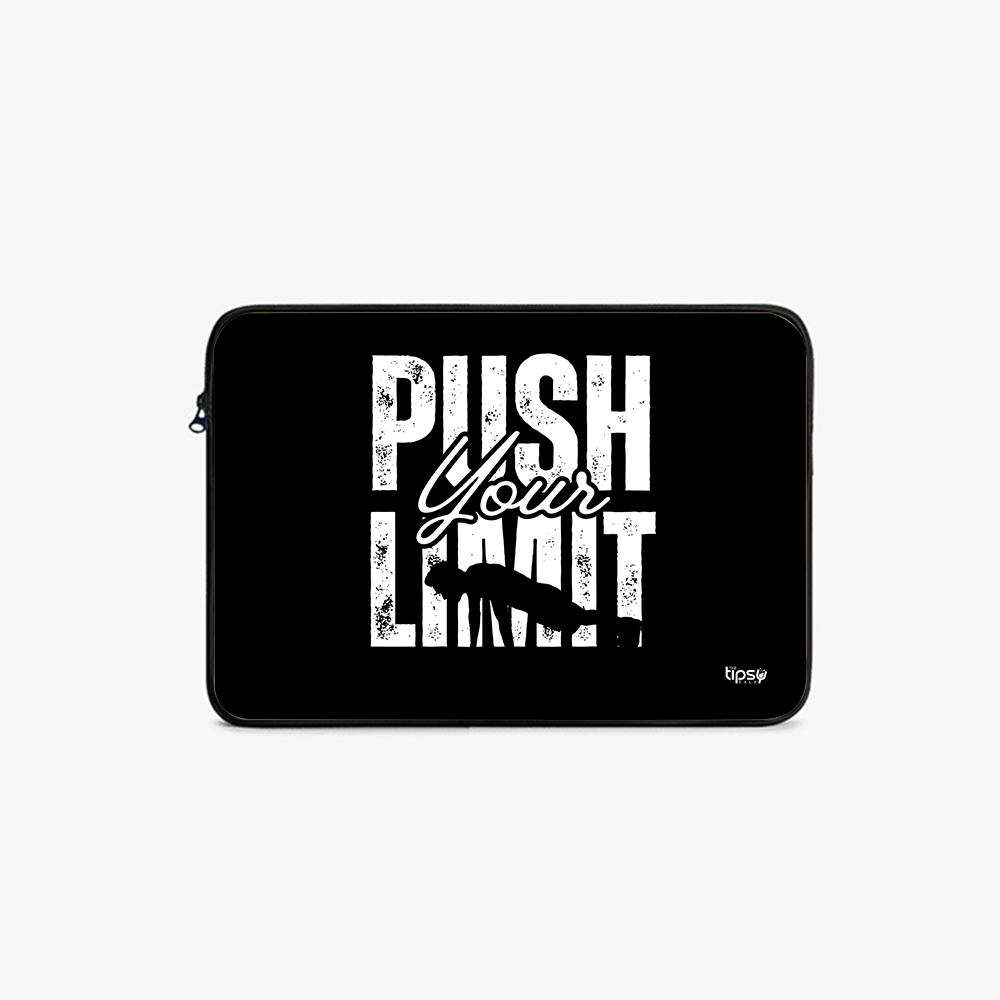 "Push Your Limit" Laptop Sleeves:Bold Modern Design for Every Size
