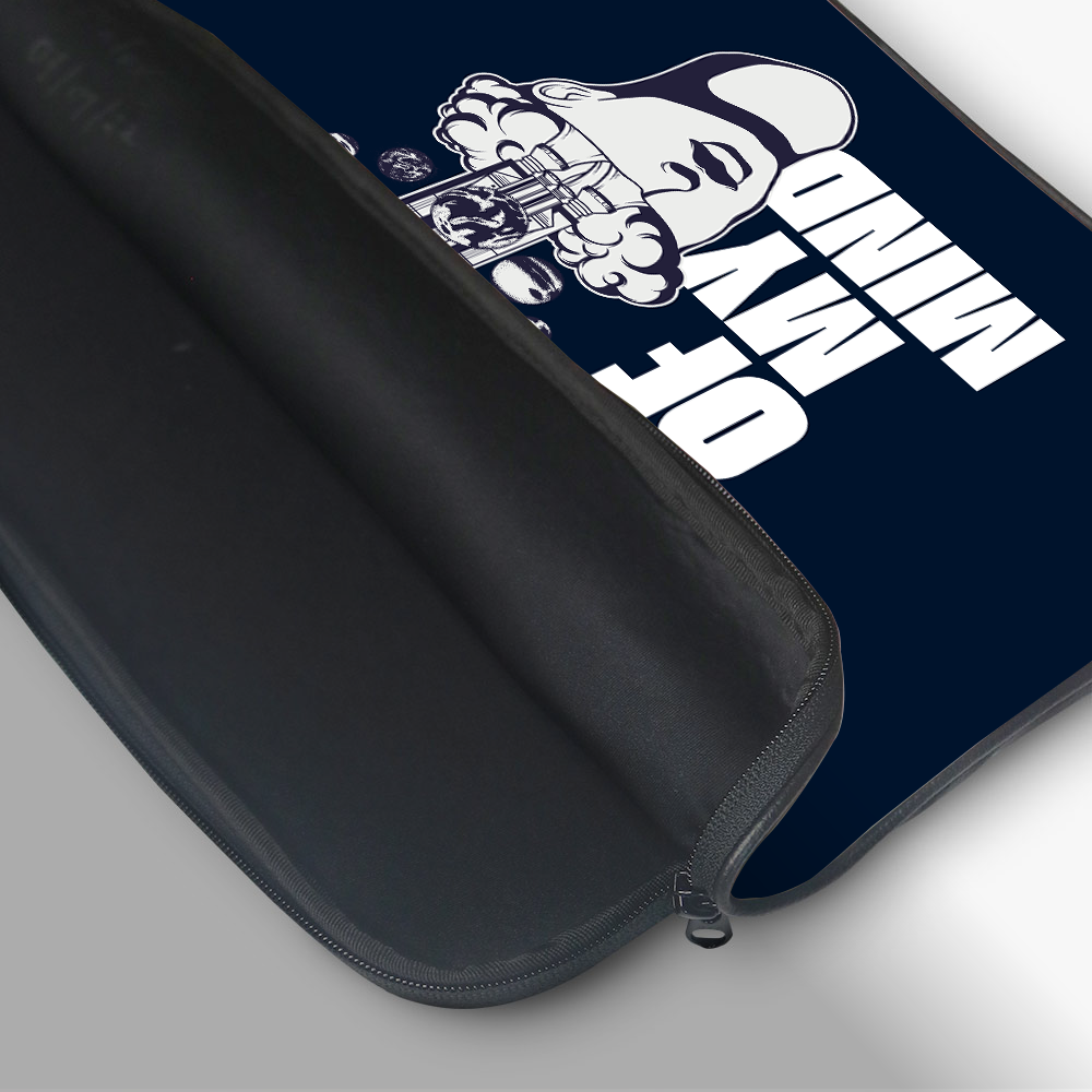 "OUT OF MY MIND" Laptop Sleeves:Bold Modern Design for Every Size