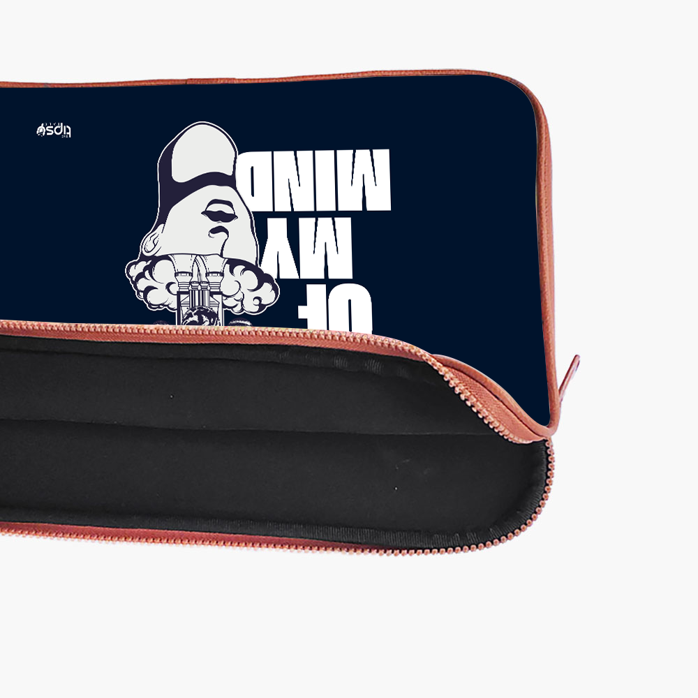 "OUT OF MY MIND" Laptop Sleeves:Bold Modern Design for Every Size