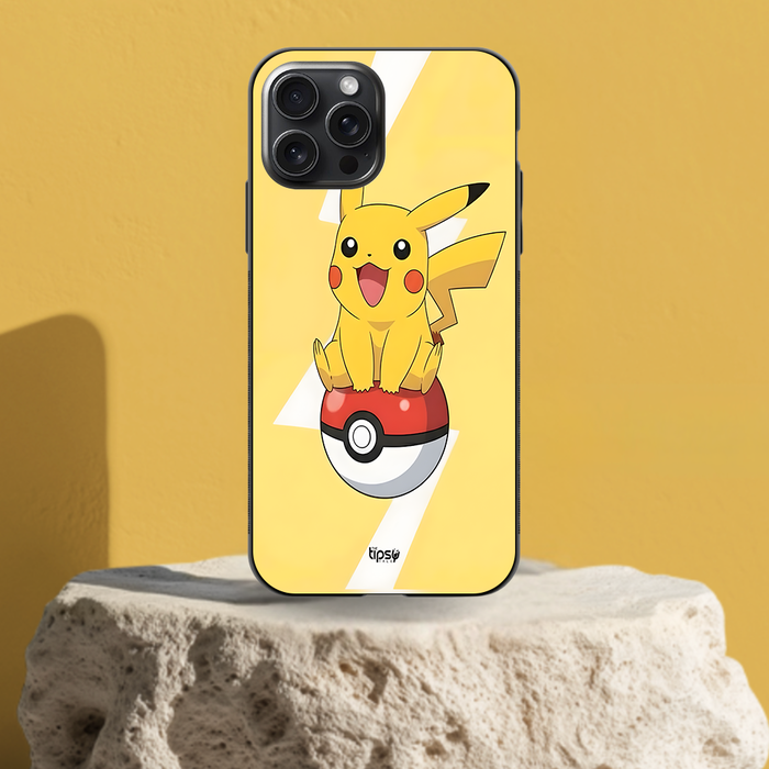 PIKACHU ON A POLE BALL -Mobile Covers Shock Resistant, Slim & Stylish Cases