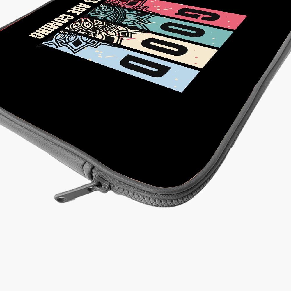 "GOOD DAYS ARE COMING" Laptop Sleeves:Bold Modern Design for Every Size