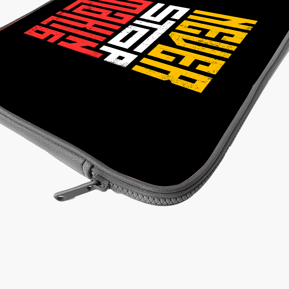 "NEVER STOP MAKING" Laptop Sleeves:Bold Modern Design for Every Size