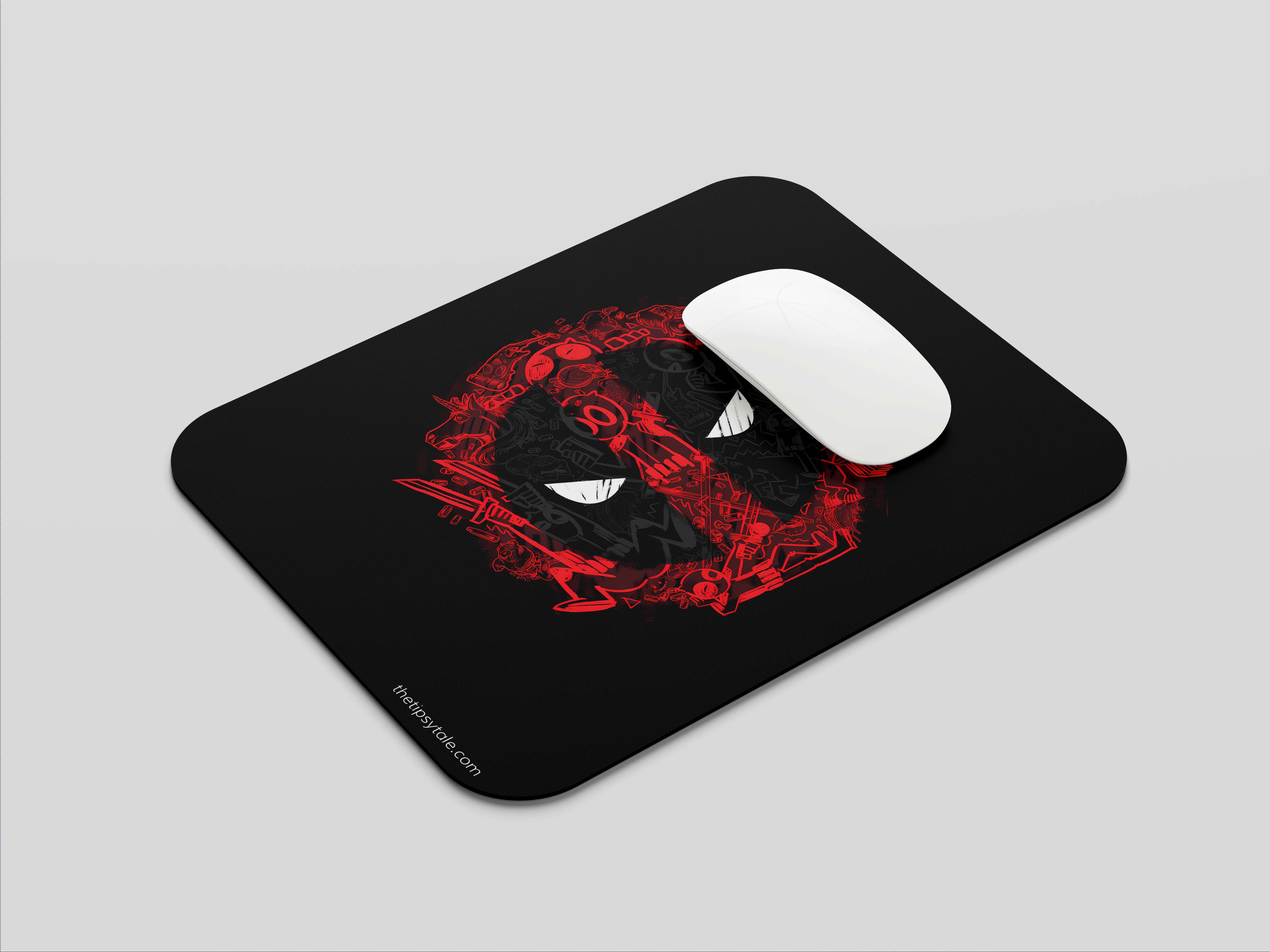 "DEADPOOL #MARVEL JESUS" Mousepad Enhance Your Workspace with Style